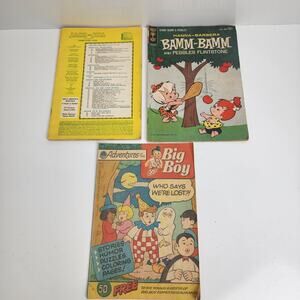 Vintage Lot of 3 Comic Books & Activity Pages 1964-1991 Booklets